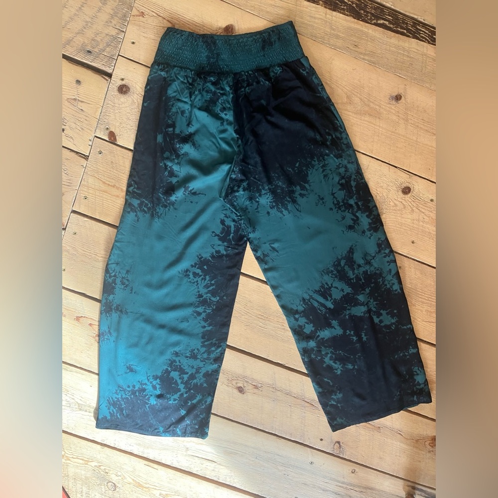 Tie dye beach open leg pants